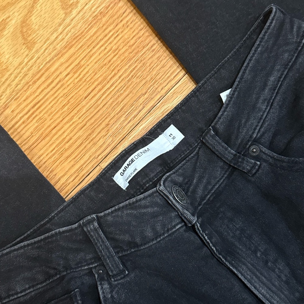 Garage Black Flare & Wide Leg Jeans